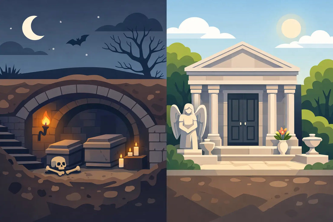 What Is the Difference Between a Crypt and a Mausoleum?