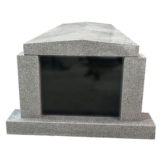 Single Crypt Mausoleum Roof Top - Cambridge Gray
