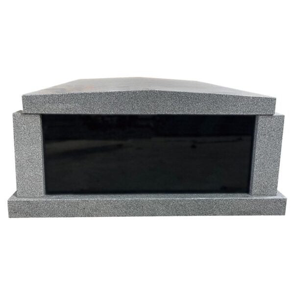 Two-Crypt Mausoleum - Roof Top - Cambridge Gray